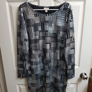 NWT LulaRoe Debbie Metallic Dress